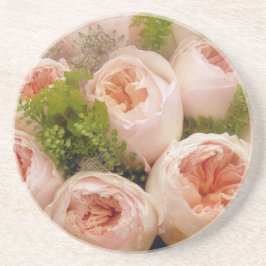 Wertvolle Rosen Sandstein Untersetzer