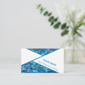 Wertvolle Saphir Edelsteine Visitenkarte (Stehend Vorderseite)