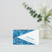 Wertvolle Saphir-Visitenkarte Visitenkarte (Stehend Vorderseite)