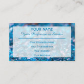 Wertvolle Saphir-Visitenkarte Visitenkarte (Rückseite)