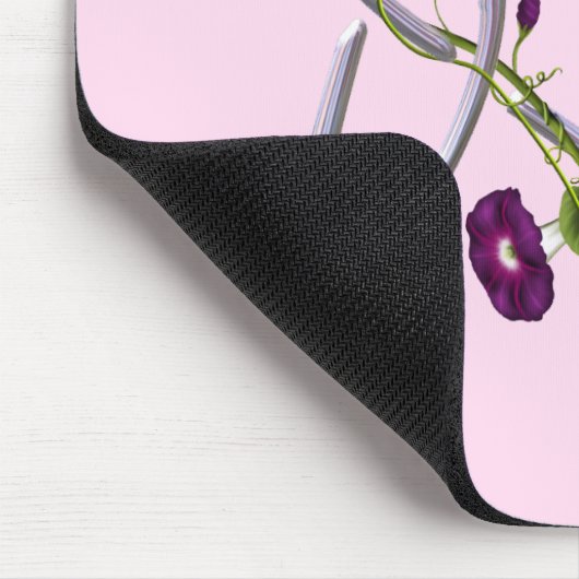 Wertvolle Schmetterlings-Initiale A Mousepad (Ecke)