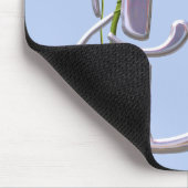 Wertvolle Schmetterlings-Initiale B Mousepad (Ecke)