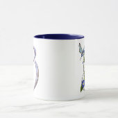 Wertvolle Schmetterlings-Initiale B Tasse (Zentrum)