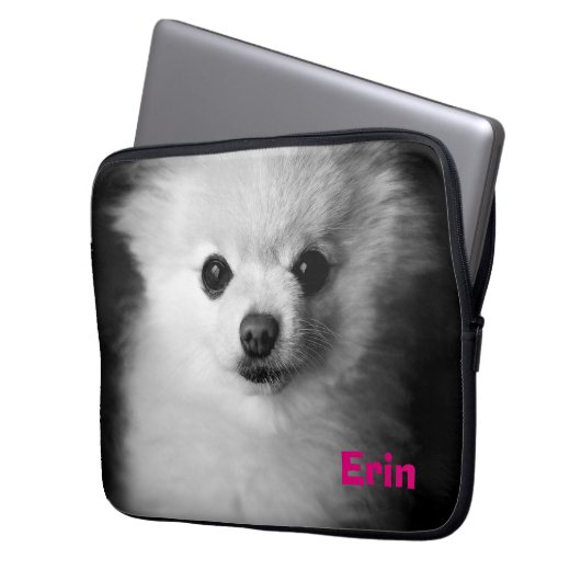 Wertvolle Spitz-Laptop-Hülse Laptopschutzhülle (Vorderseite Links)