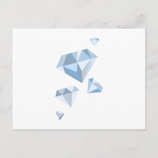 Wertvolle Steine Postkarte (Vorderseite)