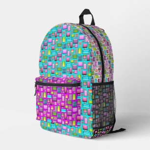 Wertvolle Steine und Perlmutt Bedruckter Rucksack
