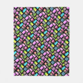 Wertvolle Steine und Perlmutt Fleecedecke (Vorderseite)