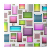 Wertvolle Steine und Perlmutt Fliese (Vorderseite)