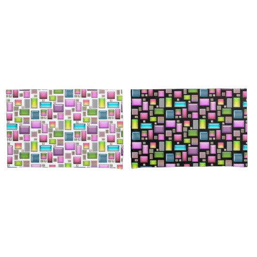 Wertvolle Steine und Perlmutt Kissenbezug (Vorderseite-Set)