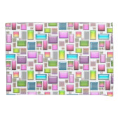 Wertvolle Steine und Perlmutt Kissenbezug (Vorderseite-Links)