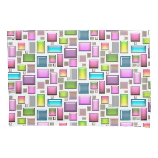 Wertvolle Steine und Perlmutt Kissenbezug (Vorderseite-Links)