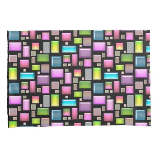 Wertvolle Steine und Perlmutt Kissenbezug (Vorderseite-Rechts)