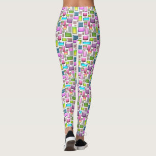 Wertvolle Steine und Perlmutt Leggings