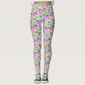 Wertvolle Steine und Perlmutt Leggings (Vorderseite)
