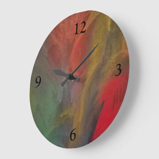 Wertvolle Steinuhr Große Wanduhr (Winkel)