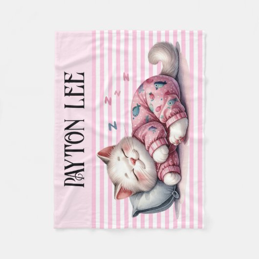 Wertvolle süße Träume Fleecedecke (Vorderseite)