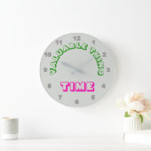Wertvolle "Time" Wall Clock Große Wanduhr (Zuhause)
