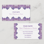 Wertvolle Visitenkarte (Vorne/Hinten)