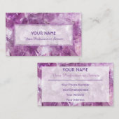 Wertvolle Visitenkarte (Vorne/Hinten)