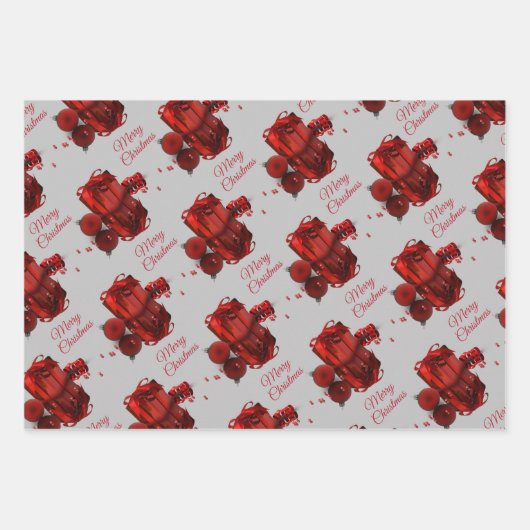 Wertvolle Weihnachten Beruflich Geschenkpapier Set (Vorderseite 3)