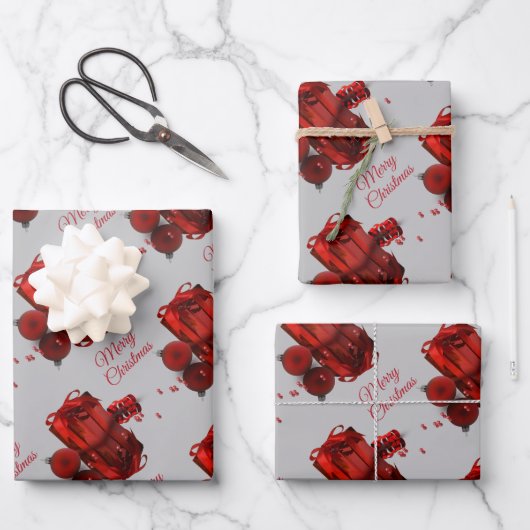 Wertvolle Weihnachten Beruflich Geschenkpapier Set (Vorderseite)