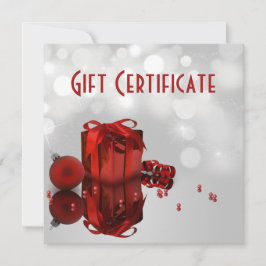 Wertvolle Weihnachtsgeschenke - Geschenkgutschein