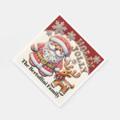 Wertvolle Weihnachtsmatte Serviette (Ecke)