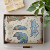 Wertvolle Wildtiere Seidenpapier (Geschenk)