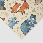 Wertvolle Wildtiere Seidenpapier (Detail)