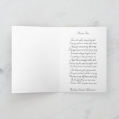 Wertvolle Zeit Karte (Innenseite)