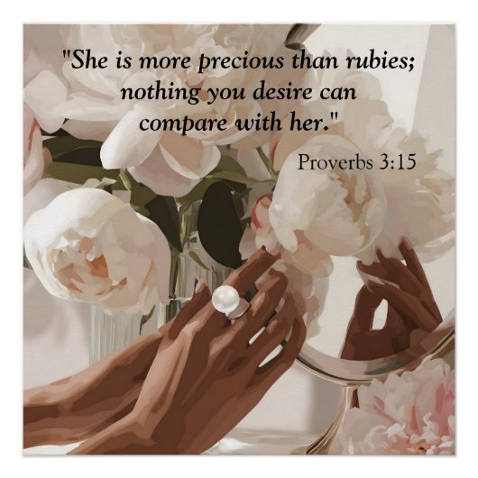 "Wertvoller als Rubies" Poster (Vorderseite)