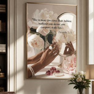 "Wertvoller als Rubies" Poster