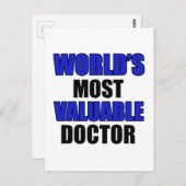 wertvoller Arzt Postkarte (Vorne/Hinten)