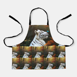 Wertvoller Augenblick des Weißen Tigers, Kinder Sc Schürze