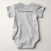 Wertvoller Baby Bodysuit Strampler (Rückseite)