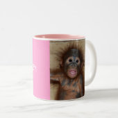 Wertvoller Baby-Orang-Utan Zweifarbige Tasse (VorderseiteRechts)