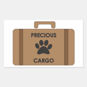 Wertvoller Cargo Car Sticker für Heimtiere