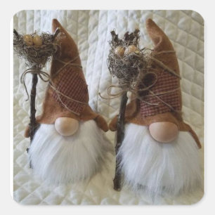 WERTVOLLER **CHRISTMAS GNOME" STICKER