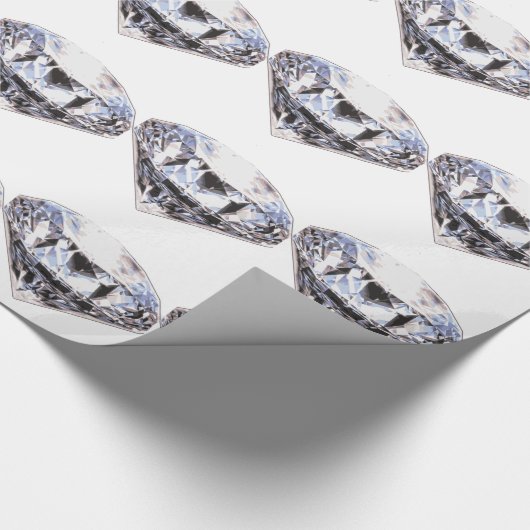 Wertvoller Diamant Geschenkpapier (Ecke)