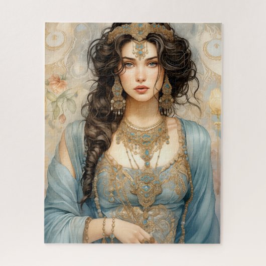 Wertvoller Heirloom: Indischer Schmuck Puzzle (Vertikal)