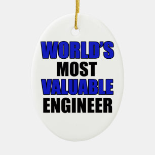 wertvoller Ingenieur Keramikornament