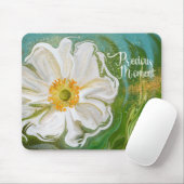 Wertvoller Moment - Anemone Blume Power Mousepad (Mit Mouse)