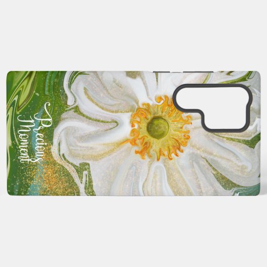 Wertvoller Moment - Anemone Blume Power Samsung Galaxy Hülle (Rückseite (Horizontal))