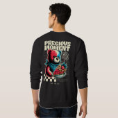 Wertvoller Moment Bear Strawberry Pie Sweatshirt (Schwarz voll)