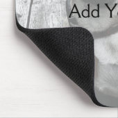 Wertvoller Mops-Welpe in Schwarzweiss Mousepad (Ecke)