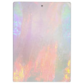 Wertvoller Opal Klemmbrett (Rückseite)