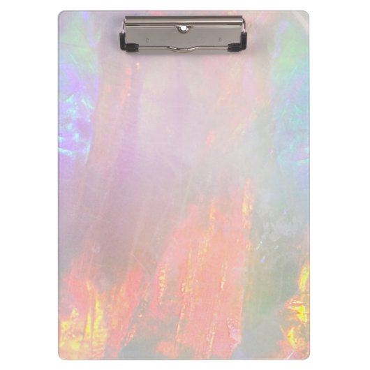 Wertvoller Opal Klemmbrett (Vorderseite)