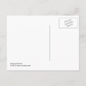 Wertvoller Papageienpostkarte Postkarte (Rückseite)