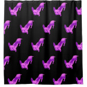 Wertvoller Pink Duschvorhang (Vorderseite)