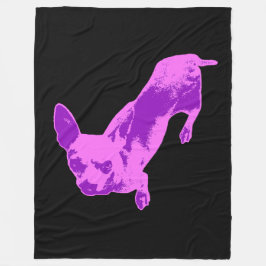 Wertvoller Pink Fleecedecke